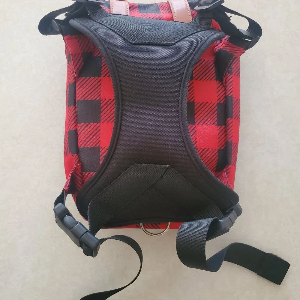 AKAY Small Dog Backpack With Harness And Leash